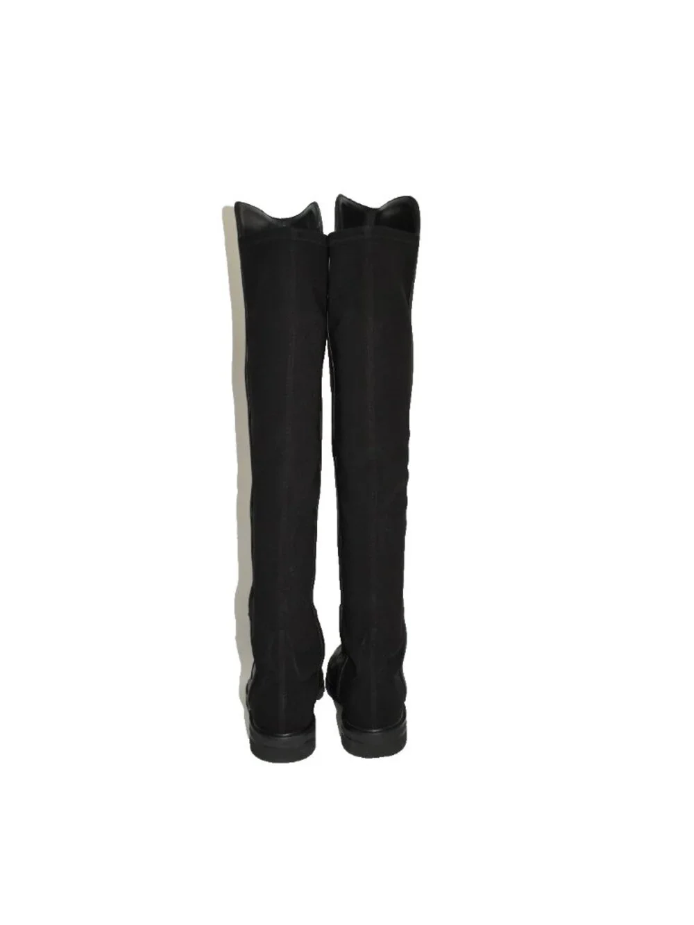$950 STUART WEITZMAN Lift Over-The-Knee Leather Combat Boot LOWLAND 6.5 (PC13)